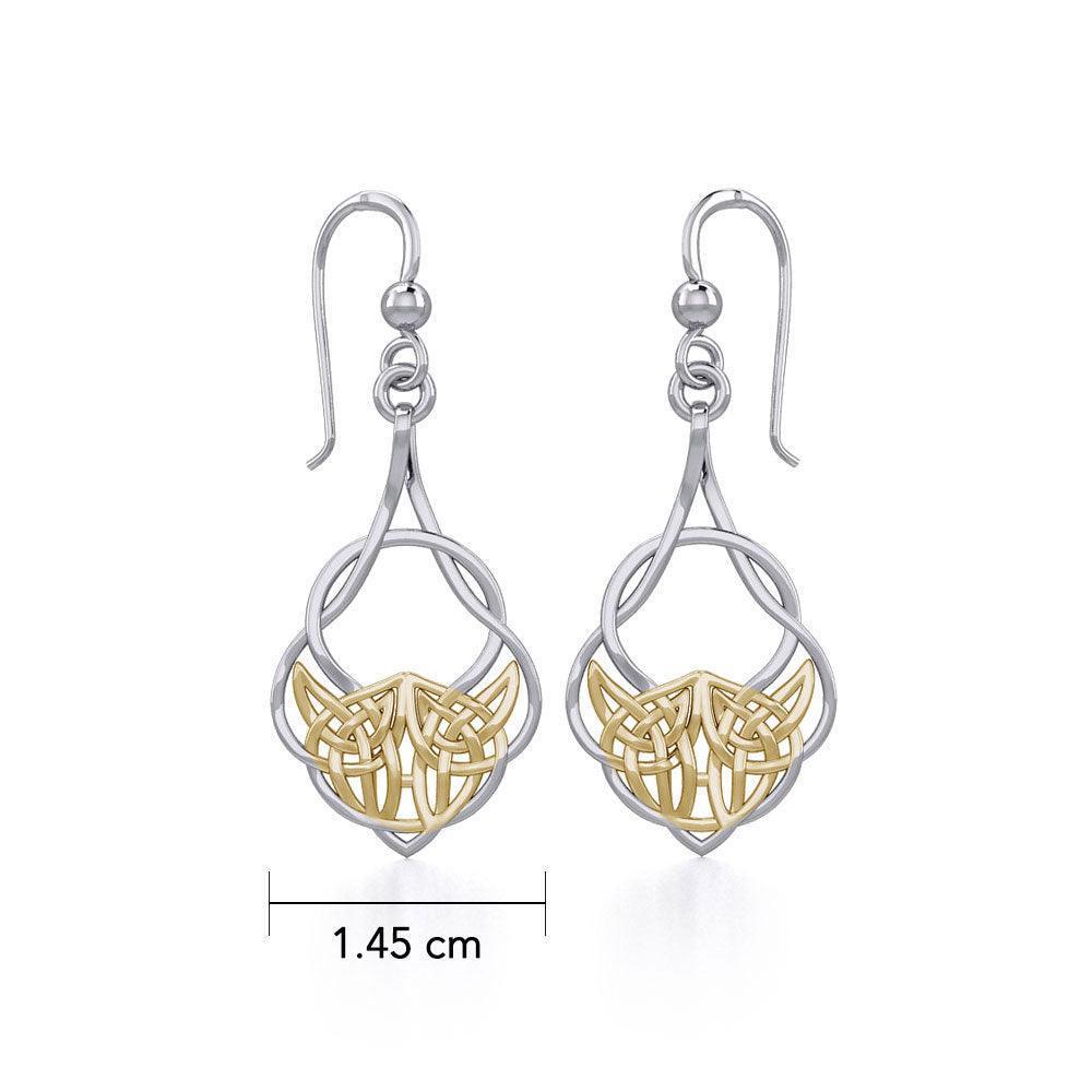 Celtic Knotwork Silver Earrings MER1259