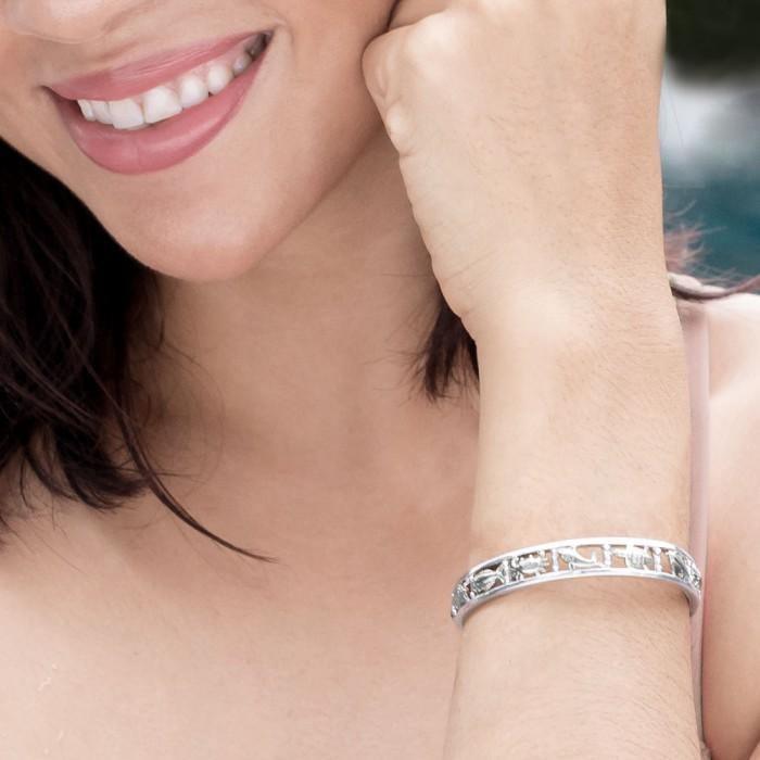 There’s more to life under the Sea Silver Cuff Bracelet TBG306