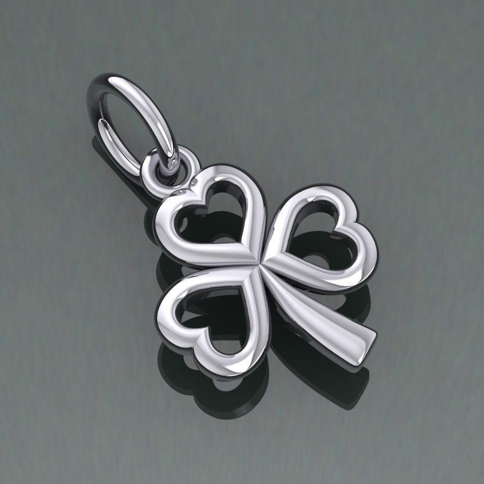 Shamrock Silver Charm TC172