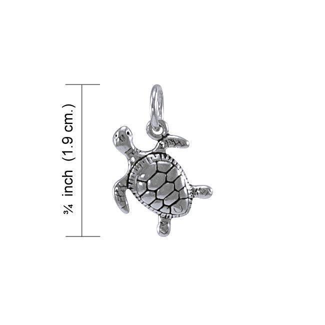 Sea Turtle Silver Charm TC417
