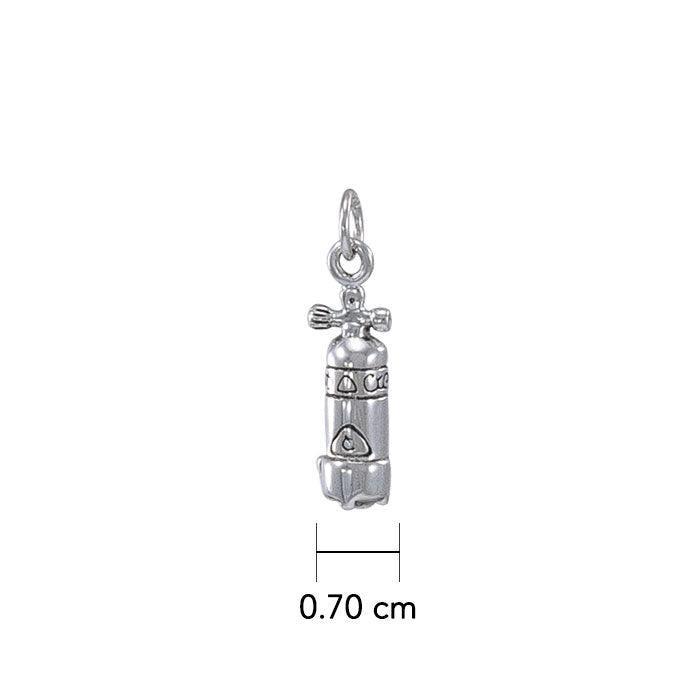 Silver Dive Air Tank Charm TC600