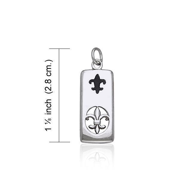Fleur De Lis Silver Charm TCM029