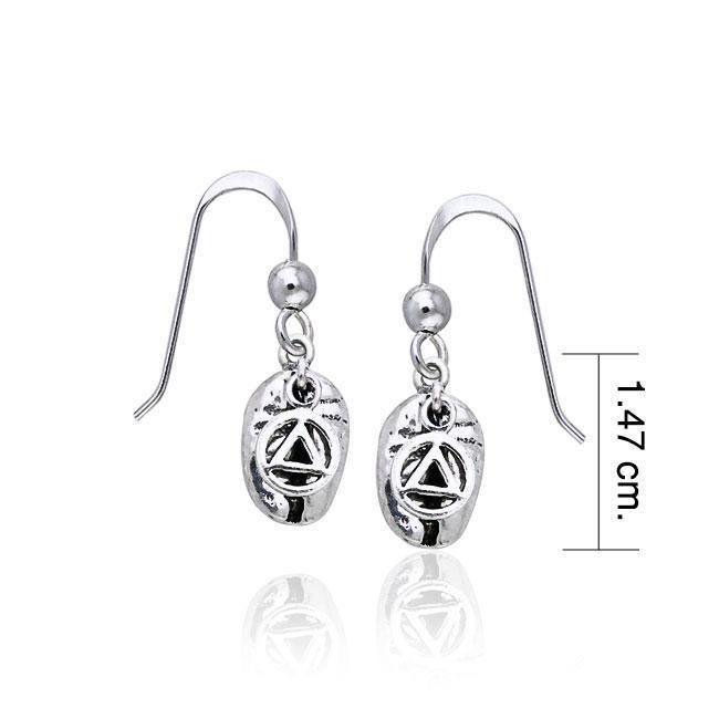 Recovery Coffee Bean Earrings TE618