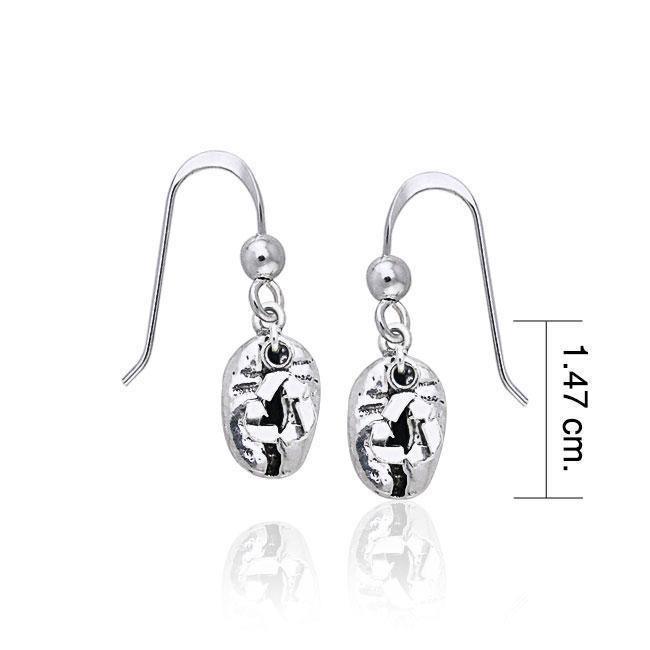 Recycled Coffee Bean Earrings TE633