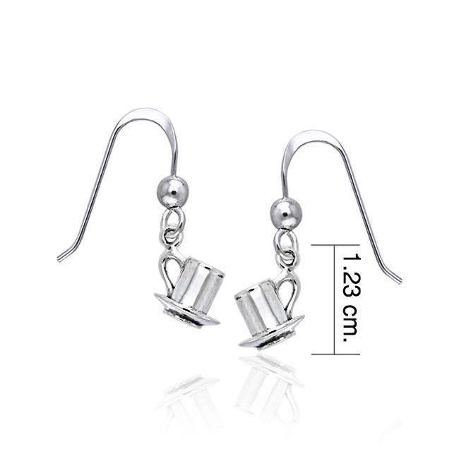 Coffee cup with saucer Earrings TE636