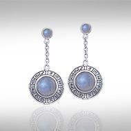 Wheel of the Year Silver Earrings TER073