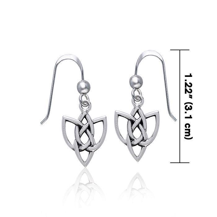 Celtic Knotwork Silver Earrings TER377