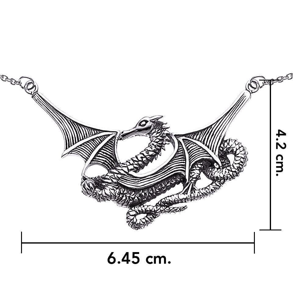 Mystical Spirit of the Sea Dragon ~ Sterling Silver Jewelry Necklace TN103