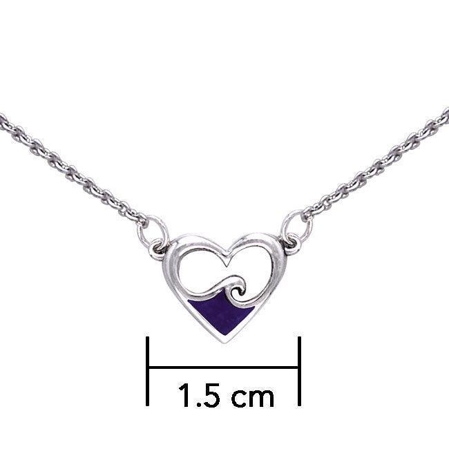 I love the Sea Wave Silver Necklace TNC008
