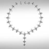 Danu Silver Quaternary Knot Necklace TNC152