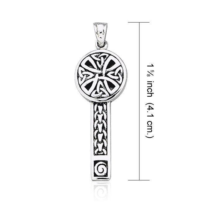 Celtic Knotwork Silver Pendant TP1369