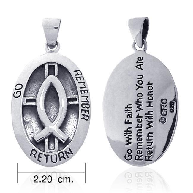 Military Cross Silver Pendant TP2920