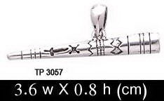 Monocular Sterling Silver Pendant TP3057