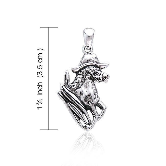 Running Horse Silver Pendant TP3220