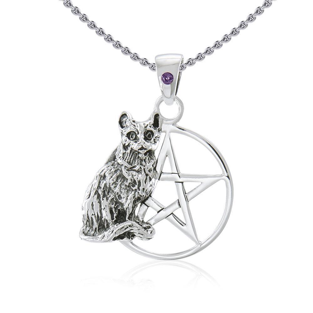 Silver Pentagram Pentacle Pendant TP3230