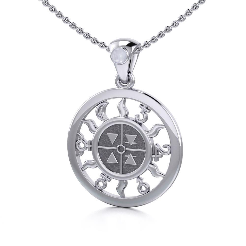 Sterling Silver Four Elements Pendant TP3562