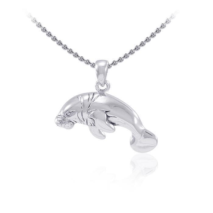 Manatee Silver Pendant TP996