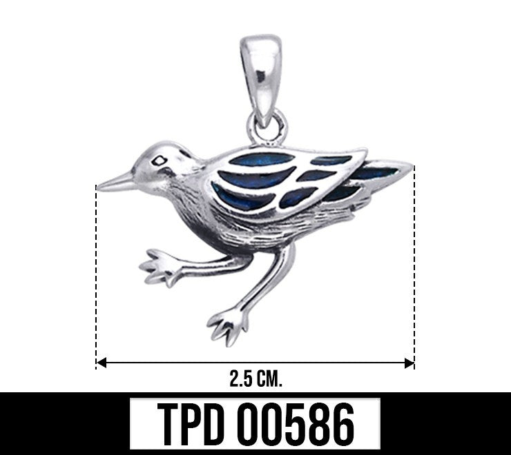 Shore Bird Sterling Silver Pendant TPD586