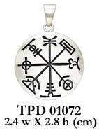 Wheel of the Year Sterling Silver Pendant by Oberon Zell TPD1072