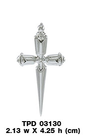 Medieval Athame Sterling Silver Pendant TPD3130