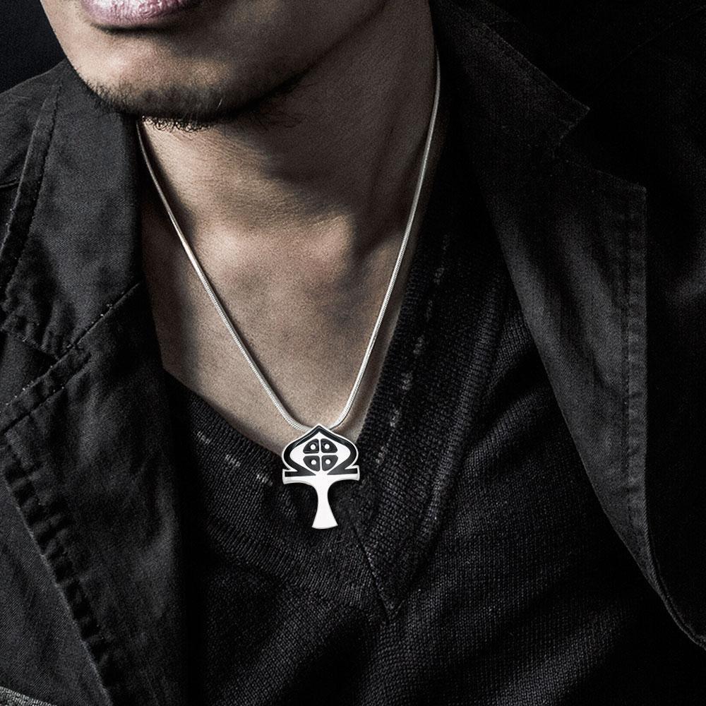 Ecoankh by Oberon Zell Sterling Silver Pendant TPD1121