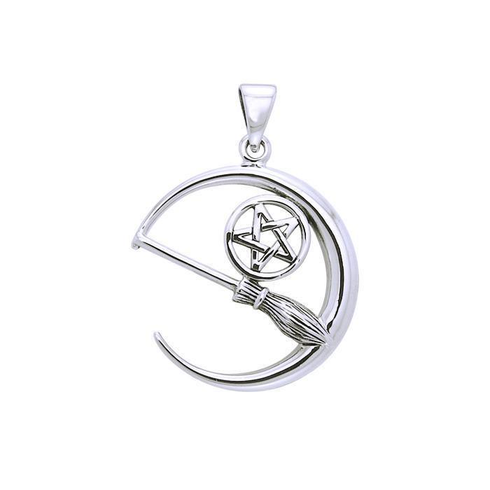 Moon The Star with Broom Pendant TPD3386