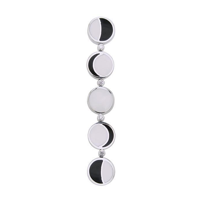 Lunar Phase Silver Pendant TPD3452