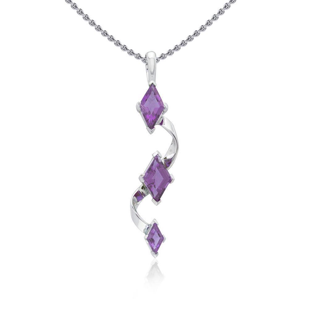 Elegant Birthstone TPD3470-Genuine Amethyst