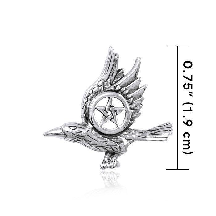 Raven with Pantagram Pendant TPD4114