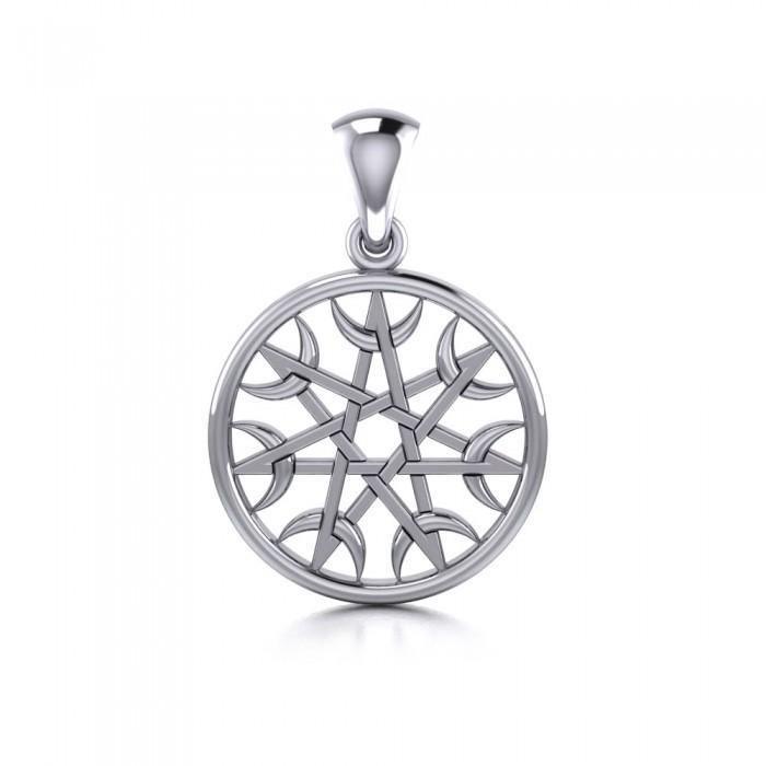 The magickal seven ~ Sterling Silver Jewelry Elven Star Pendant TPD4279