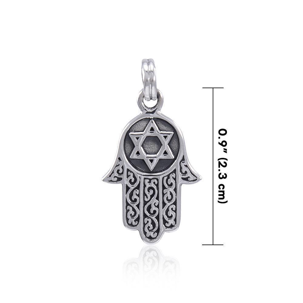 Hamsa with Star of David Pendant TPD4371