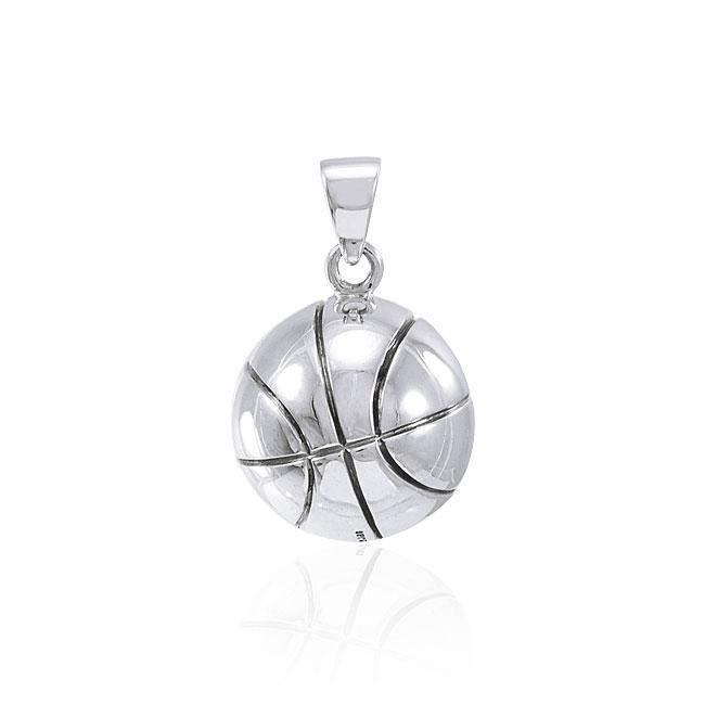 Basketball Silver Pendant TPD4464