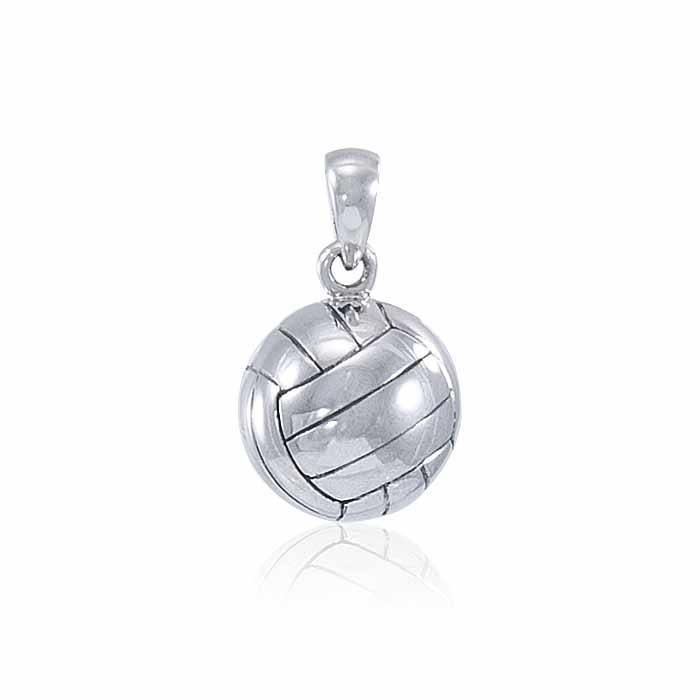 Volleyball Silver Pendant TPD4530
