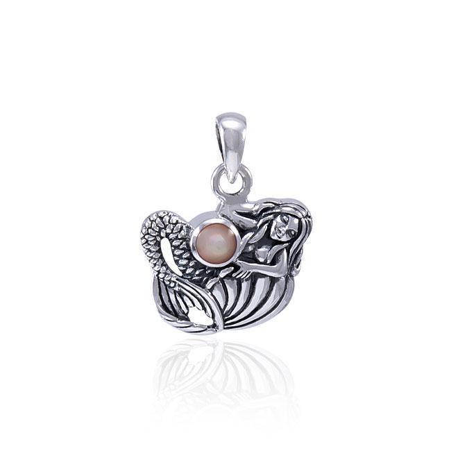 Mermaid Pendant With Stone TPD4623