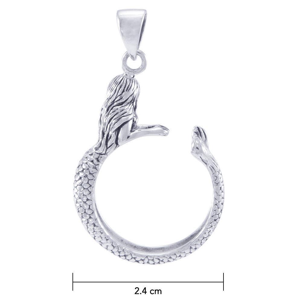Mermaid Sterling Silver Pendant TPD4868