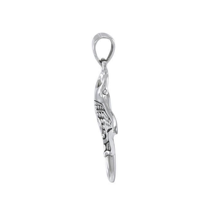 Manta Ray Aboriginal Sterling Silver Pendant TPD4878