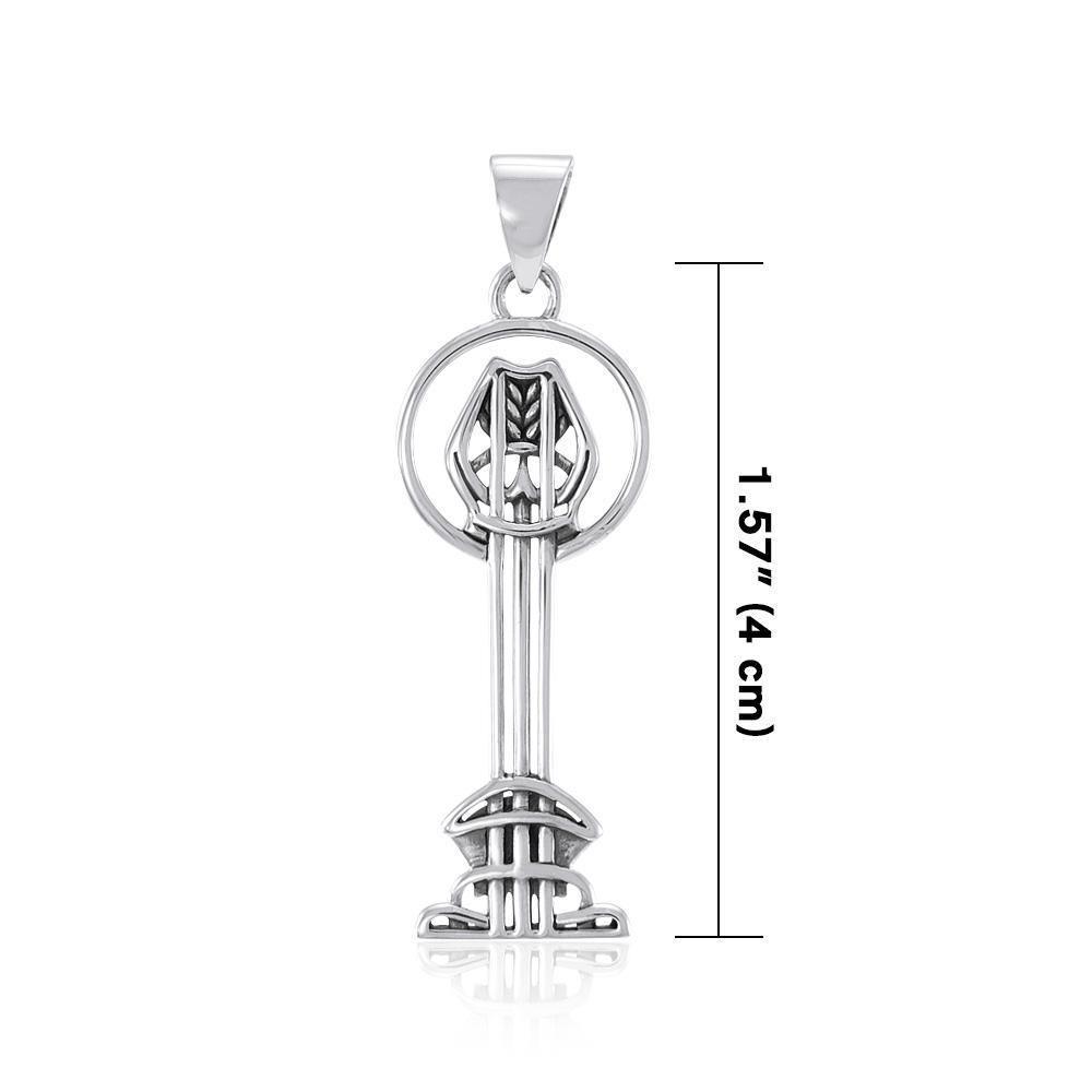 Art Nouveau Silver Pendant TPD493