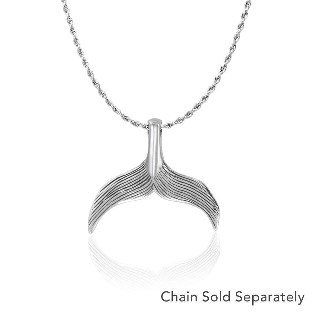 Mermaid Tail Sterling Silver Pendant TPD5102
