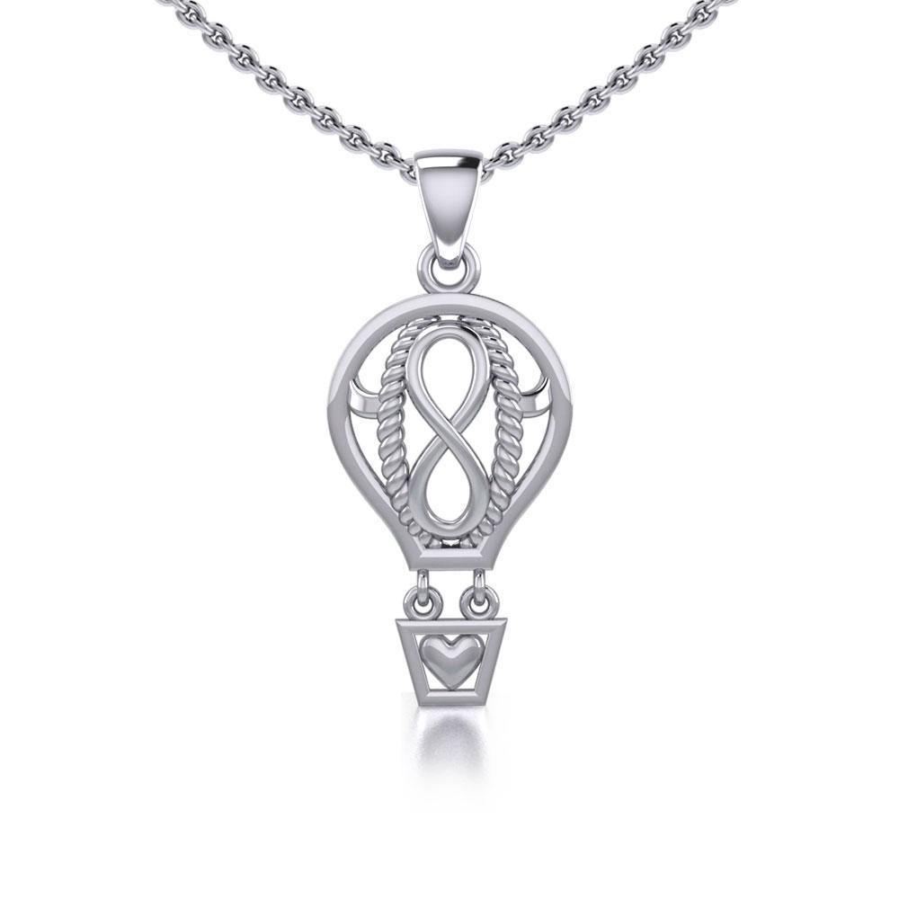 Celtic Infinity Balloon Silver Pendant TPD5188