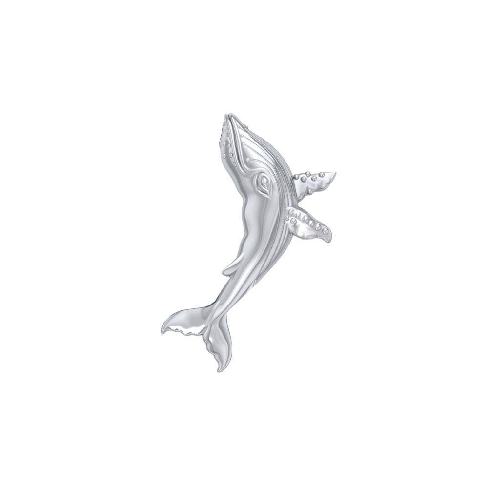Humpback Whale Sterling Silver Pendant TPD5216