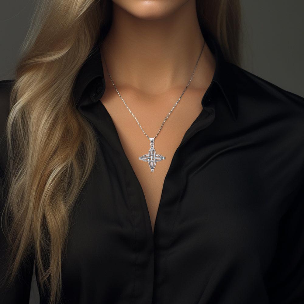 Celtic Cross of St. Brigid Pendant TPD956 - peterstone.dropshipping