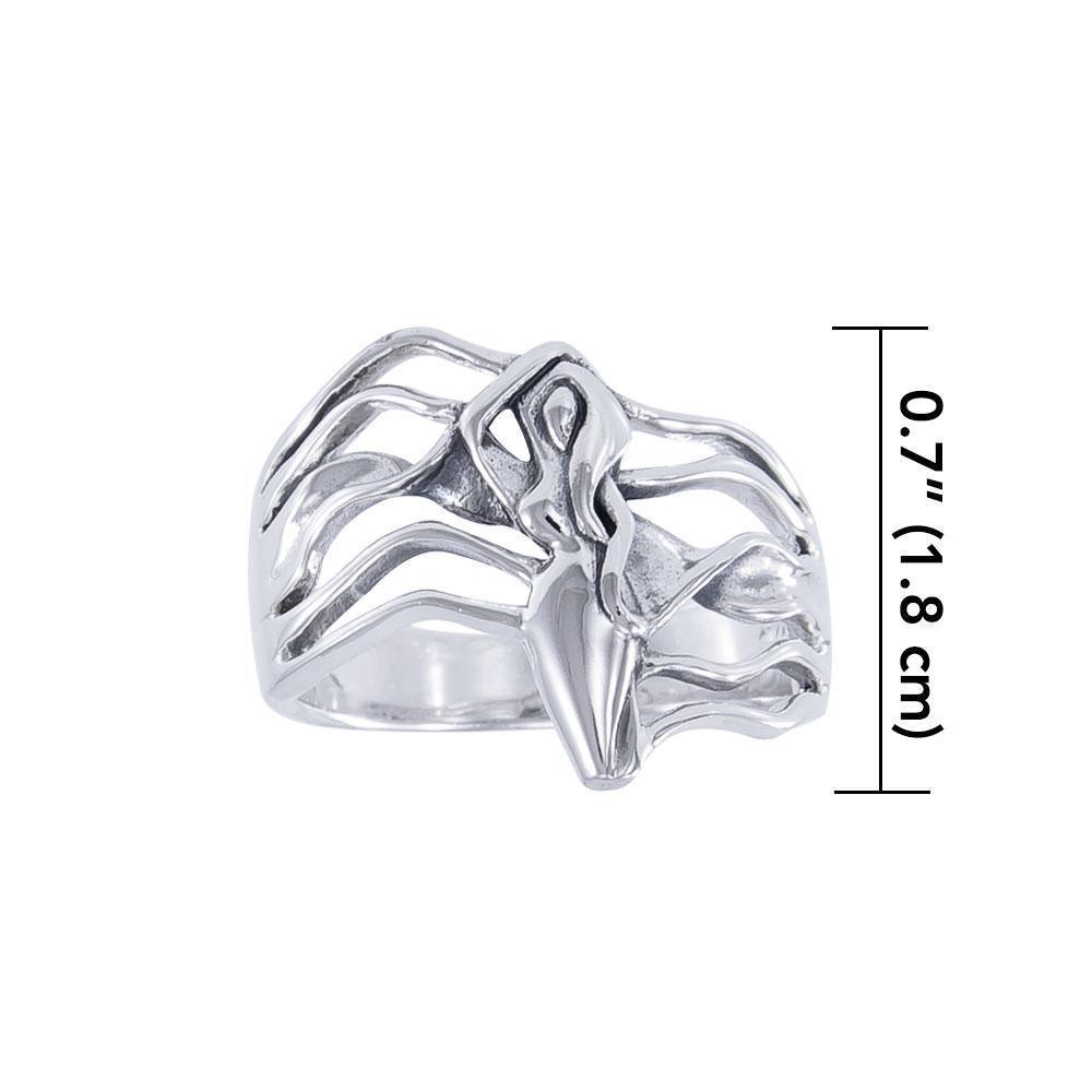 Goddess Of Passion Sterling Silver Ring TR3682