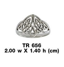 Cherish the memory of a lifetime ~ Celtic Knotwork Sterling Silver Ring TR656