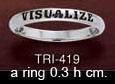 Visualize Silver Ring TRI419