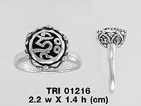 Om Mani Padme Hum Ring TRI1216