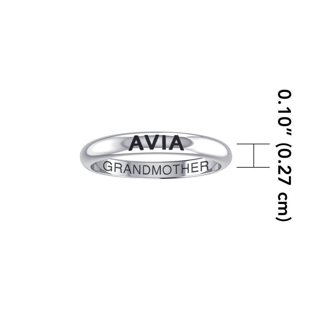 AVIA GRANDMOTHER Sterling Silver Ring TRI1177