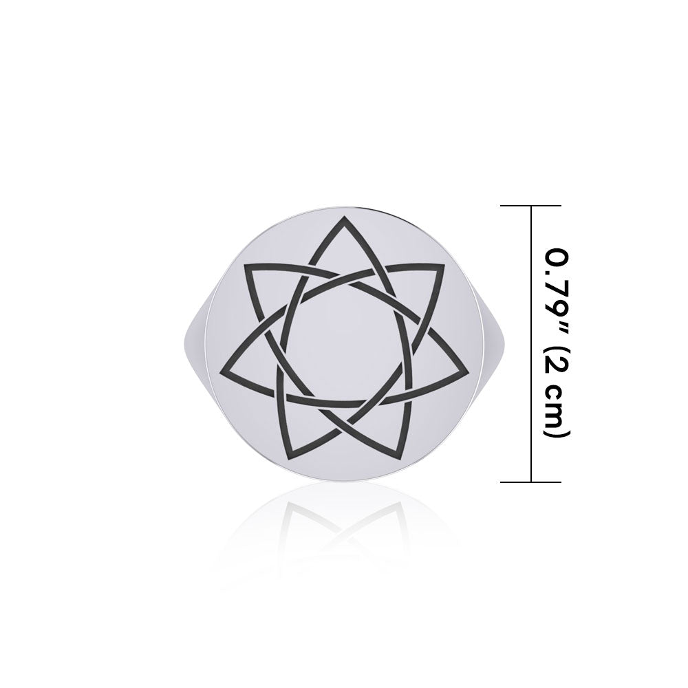 Elven Star Silver Ring TRI2259