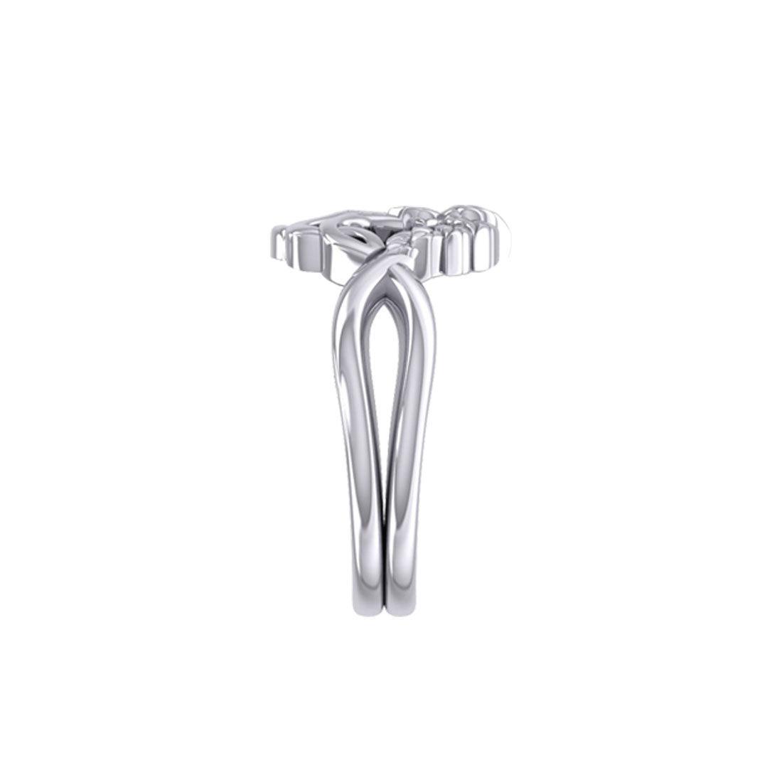The Tree of Life Silver Puzzle Ring by Peter Stone Jewelry TRI2462 - peterstone.dropshipping