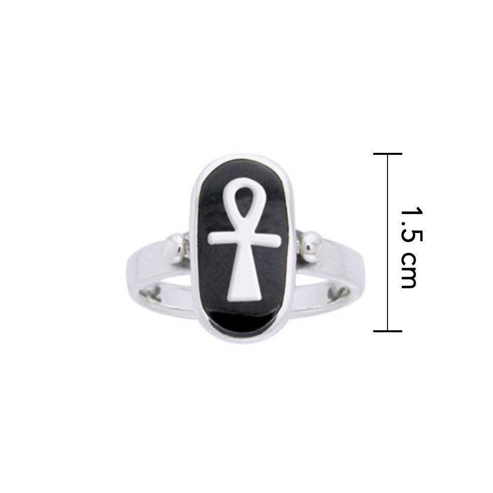 Ankh Sterling Silver Sing TRI509
