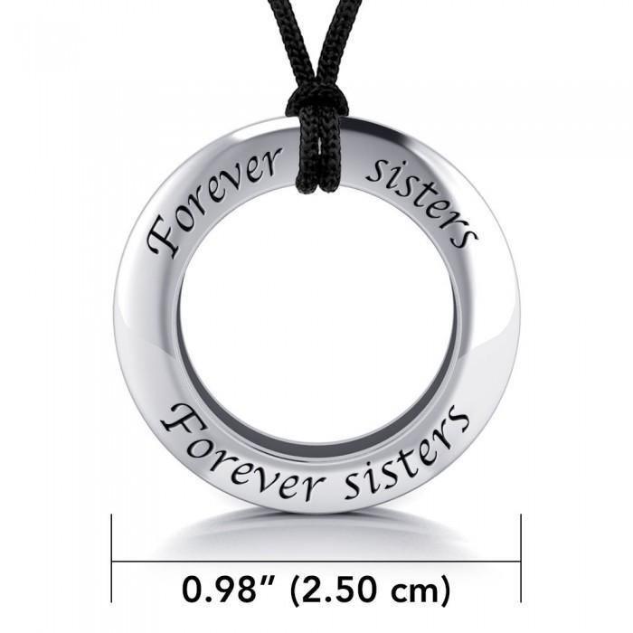 Forever Sisters Silver Ring and Cord Set TSE278